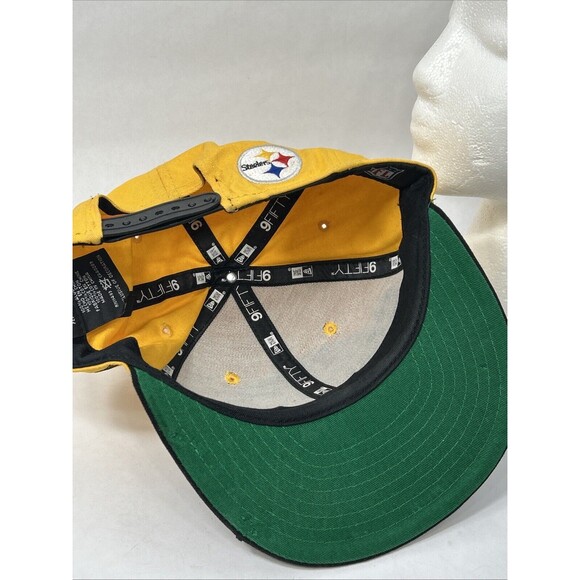 New Era Pittsburgh Steelers Embroidery 9FIFTY Snapback Adjustable Hat Cap READ - Picture 5 of 13